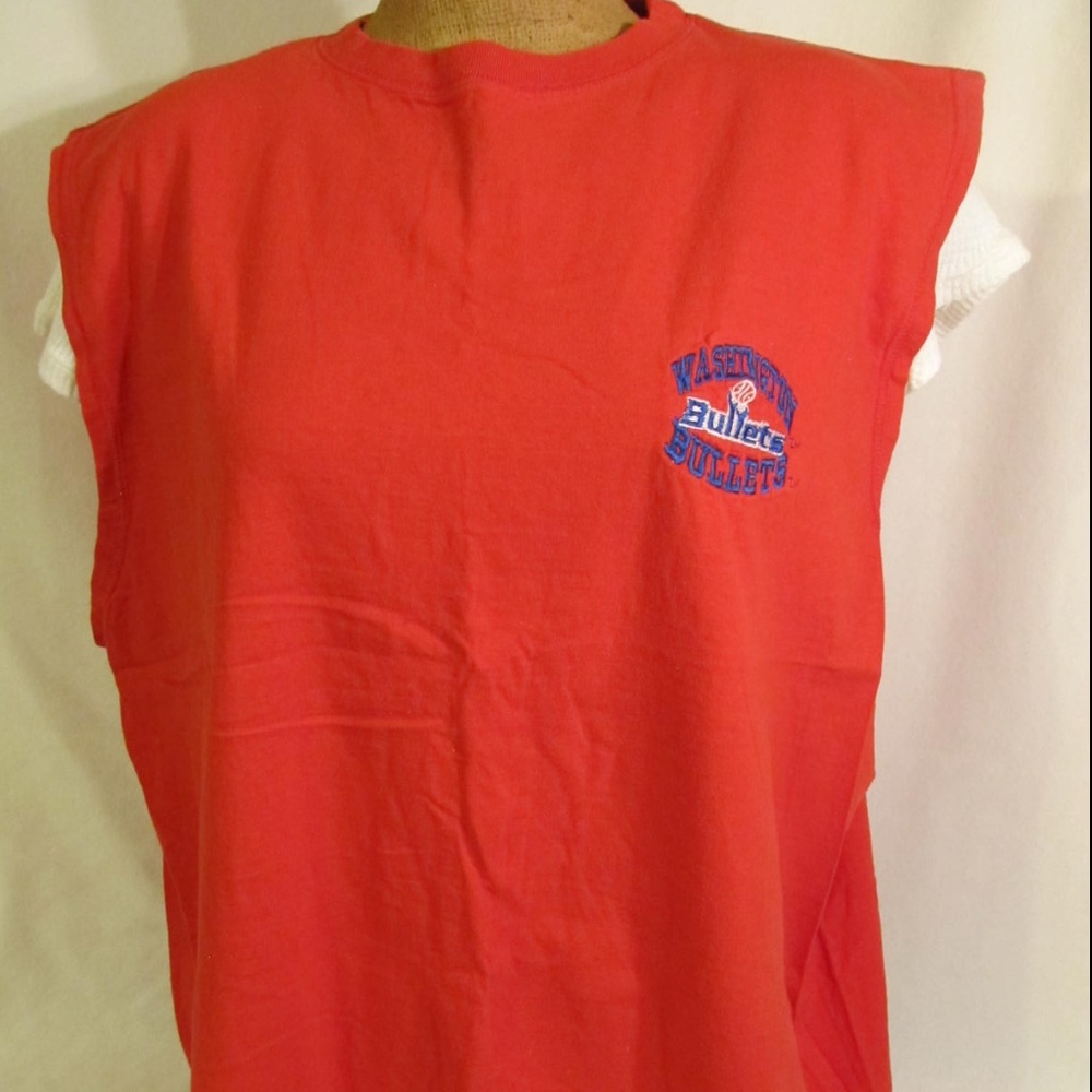 Washington Bullets tank tee, XL